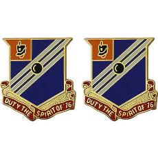 76th Field Artillery Regiment Unit Crest (Duty the Spirit of '76)